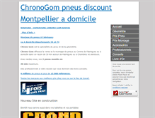 Tablet Screenshot of chrono-gom.com